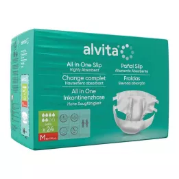 ALVITA Inkontinenční kalhotky All-in-one super medium day, 24 ks