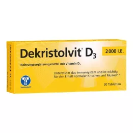 DEKRISTOLVIT D3 2 000 I.U. tablety, 30 ks