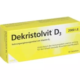 DEKRISTOLVIT D3 2 000 I.U. tablety, 60 ks