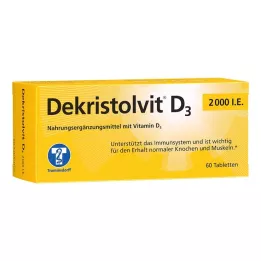 DEKRISTOLVIT D3 2 000 I.U. tablety, 60 ks