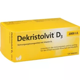 DEKRISTOLVIT D3 2 000 I.U. tablet, 120 ks