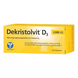 DEKRISTOLVIT D3 2 000 I.U. tablet, 120 ks