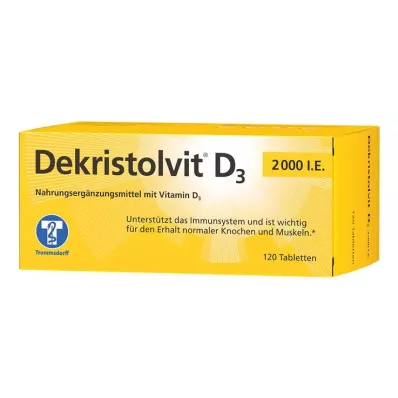 DEKRISTOLVIT D3 2 000 I.U. tablet, 120 ks