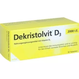 DEKRISTOLVIT D3 2 000 I.U. tablet, 90 ks