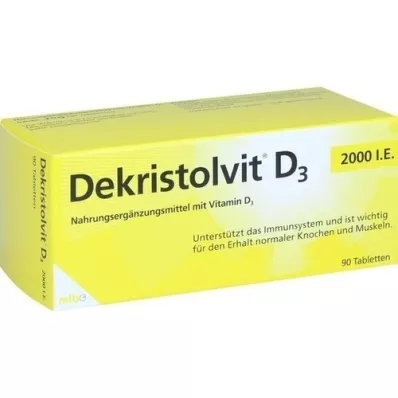 DEKRISTOLVIT D3 2 000 I.U. tablet, 90 ks