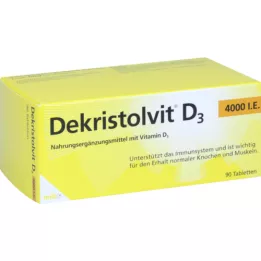 DEKRISTOLVIT D3 4 000 I.U. tablety, 90 ks
