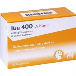 IBU 400 potahovaných tablet Dr.Mann, 50 ks