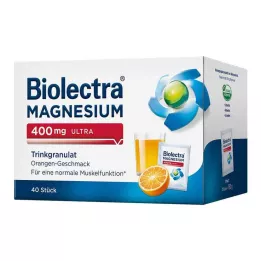 BIOLECTRA Hořčík 400 mg ultra Trinkgran.Orange, 40 ks