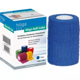 HÖGA-HAFT Barevná fixační páska 8 cm x 4 m modrá, 1 ks