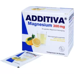 ADDITIVA Hořčík 300 mg N sáčky, 20 ks
