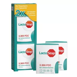 LACTOSTOP 3,300 FCC Tablety Click Dispenser Dop.Pa., 2x100 ks