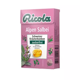Ricola bez cukru bonboniéra z alpské šalvěje, 50g
