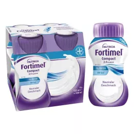 FORTIMEL Kompaktní 2,4 neutrální, 4X125 ml