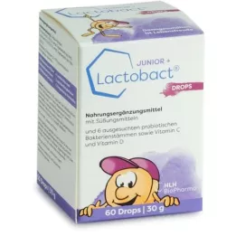 LACTOBACT Junior Drops pastilky, 60 ks