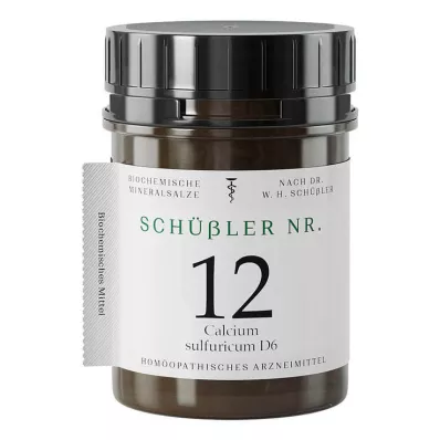 SCHÜSSLER č. 12 Calcium sulphuricum D 6 tablet, 400 ks