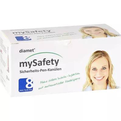 DIAMET mySafety bezpečnostní pero Kan.31 G 0,25x8 mm, 100 ks