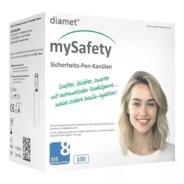 DIAMET mySafety bezpečnostní pero Kan.31 G 0,25x8 mm, 100 ks