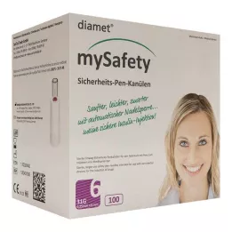 DIAMET mySafety bezpečnostní pero Kan.31 G 0,25x6 mm, 100 ks