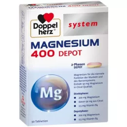 DOPPELHERZ Tablety systému Magnesium 400 Depot, 30 ks