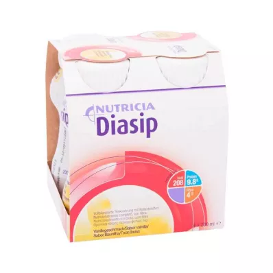 DIASIP Vanilková příchuť, 4X200 ml