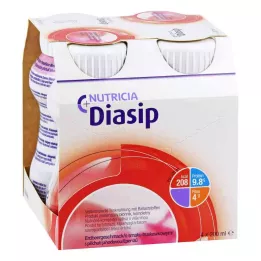 Diasip s příchutí jahoda (4x200 ml)