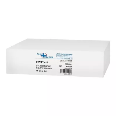 Syntetický vycpávkový obvaz 10 cm x 3 m nesterilní, 12 kusů