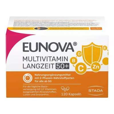 Kapsle Eunova Long-Term 50+, 120 ks