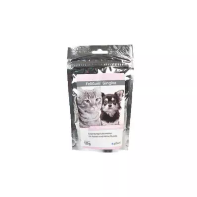 Feligum Gingiva žvýkací kapky pro kočky / malé psy, 120 g