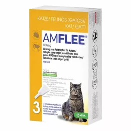 AMFLEE 50 mg spot-on roztok pro kočky, 3 ks