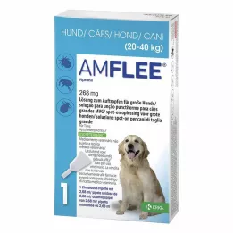 AMFLEE 268 mg spot-on roztok pro velké psy 20-40 kg, 3 ks