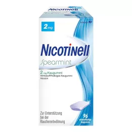 NICOTINELL Žvýkačka 2 mg máta klasnatá, 96 ks