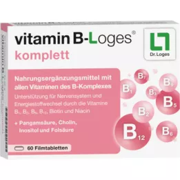 VITAMIN B-LOGES plné potahované tablety, 60 ks