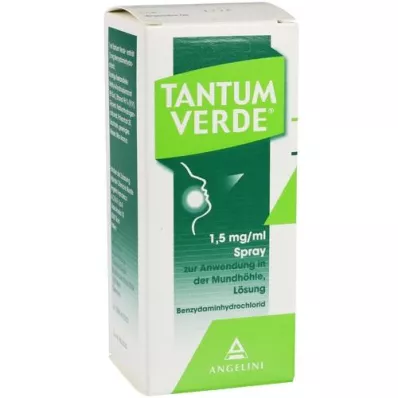 TANTUM VERDE 1,5 mg/ml sprej pro použití v ústní dutině, 30 ml