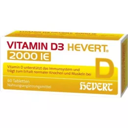 VITAMIN D3 HEVERT 2 000 I.U. tablet, 60 ks