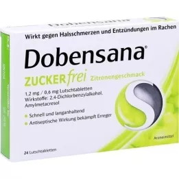 DOBENSANA citron bez cukru sc.1,2mg/0,6mg Lut., 24 ks