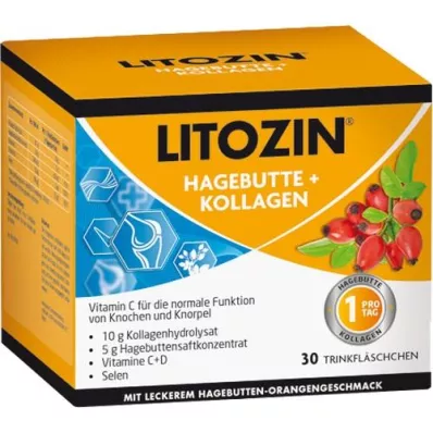 LITOZIN Lahvička se šípky a kolagenem, 30X25 ml