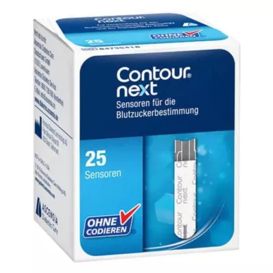 Testovací proužky Contour next sensors, 1x25 kusů