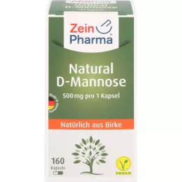 NATURAL D-Mannose 500 mg kapsle, 160 kapslí
