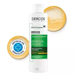 VICHY DERCOS Šampon proti lupům pro suchou pokožku hlavy, 200 ml