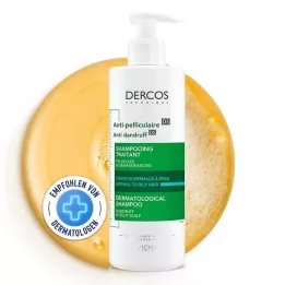 VICHY DERCOS Šampon proti lupům pro mastnou pokožku hlavy, 390 ml