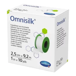 OMNISILK Fixační sádra umělé hedvábí 2,5 cmx9,2 m, 1 ks