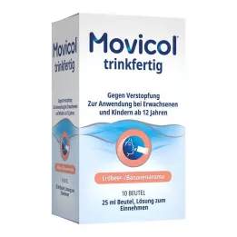 MOVICOL 25 ml sáček připravený k pití Perorální roztok, 10 ks