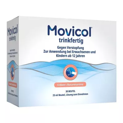 Movicol® perorální roztok připravený k pití 25 ml sáčky, 30 sáčků