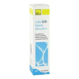 Calci D3-Denk 1000 mg / 880 IU šumivé tablety, 20 ks