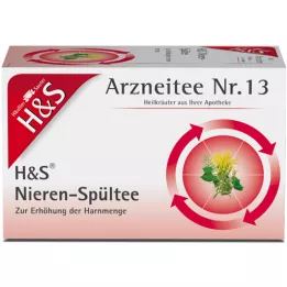 H&amp;S Čajový filtrační sáček na vyplachování ledvin, 20X2,0 g