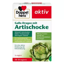 Doppelherz žlučové dražé s artyčokem, 50 kusů