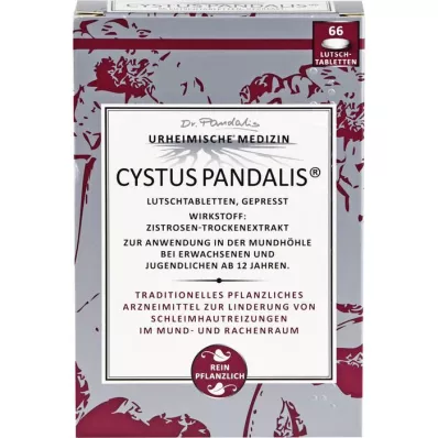 CYSTUS Pastilky Pandalis, 66 ks
