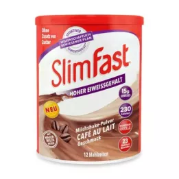 SLIM FAST Cafe au Lait v prášku, 438 g