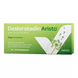 DESLORATADIN Aristo 5 mg potahované tablety, 50 ks