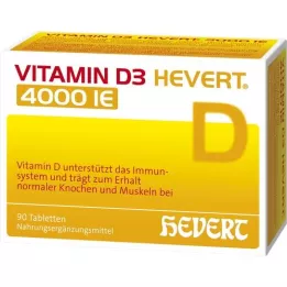 VITAMIN D3 HEVERT 4 000 I.U. tablet, 90 ks